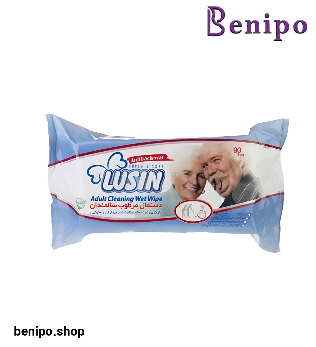 دستمال مرطوب سالمندان بسته 90 عددی