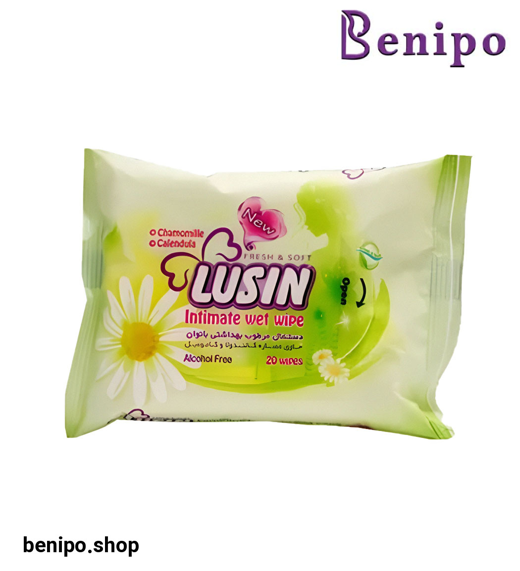 دستمال مرطوب بهداشتی بانوان 20 عددی