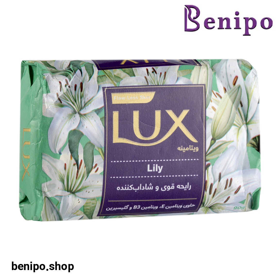 صابون ویتامینه با رایحه گل سفید وزن 90 گرم