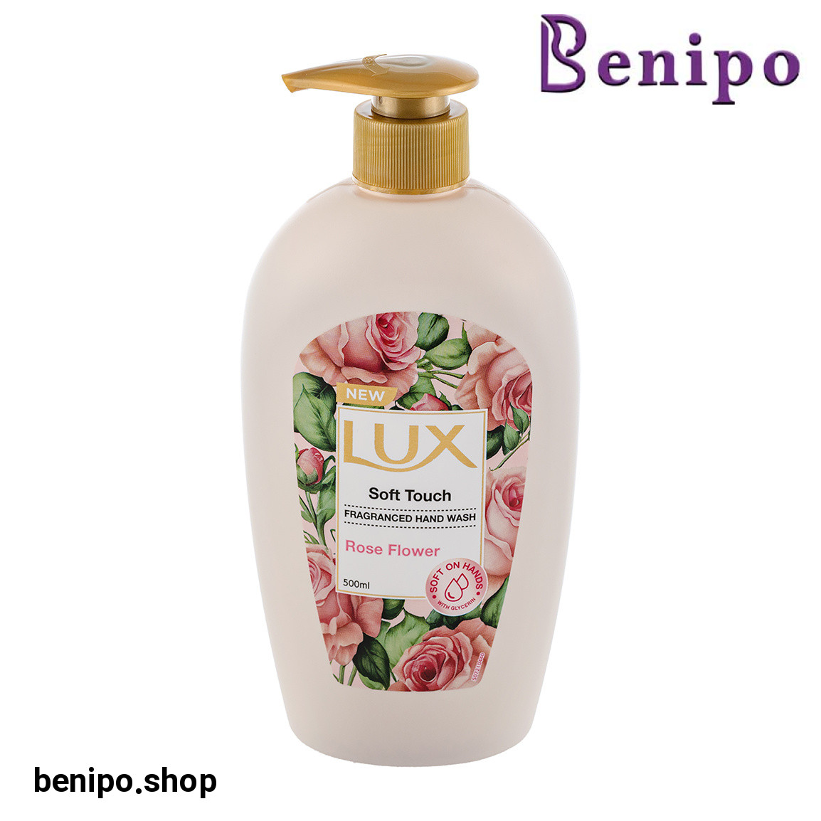 مایع دستشویی Soft Touch با رایحه گل رز500میل