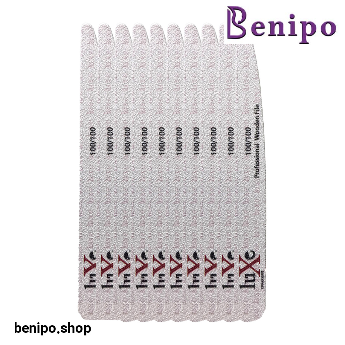 سوهان دستی باریک مدل 100-100 بسته 10 عددی