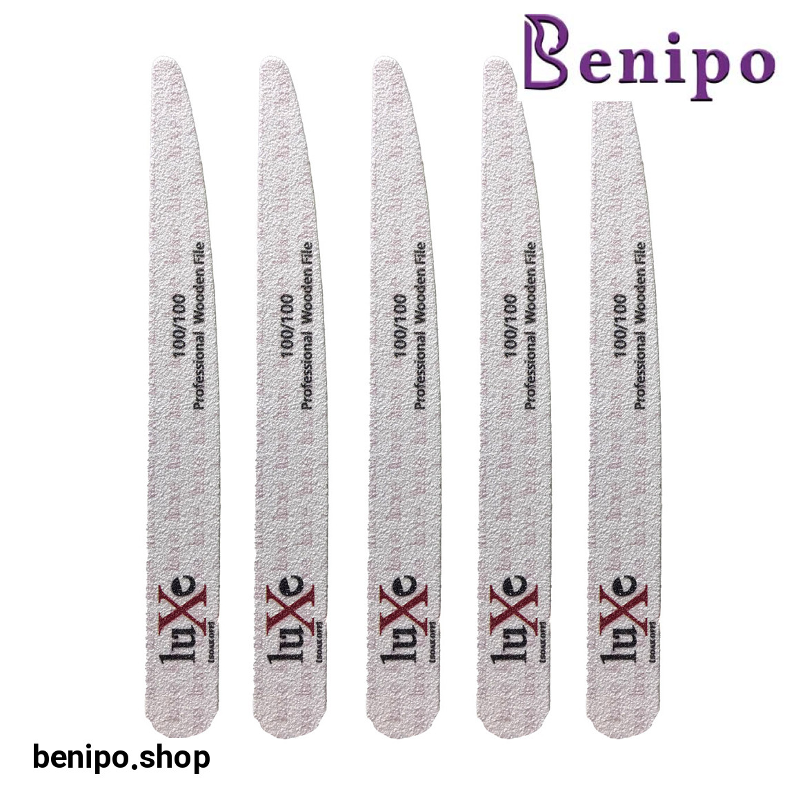 سوهان دستی باریک مدل 100-100 بسته 5 عددی