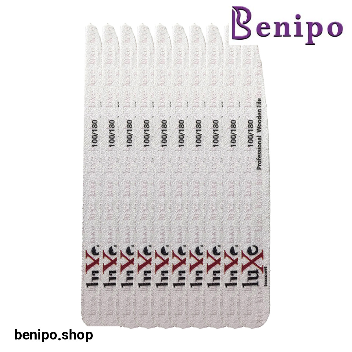 سوهان دستی باریک مدل 100-180 بسته 10 عددی