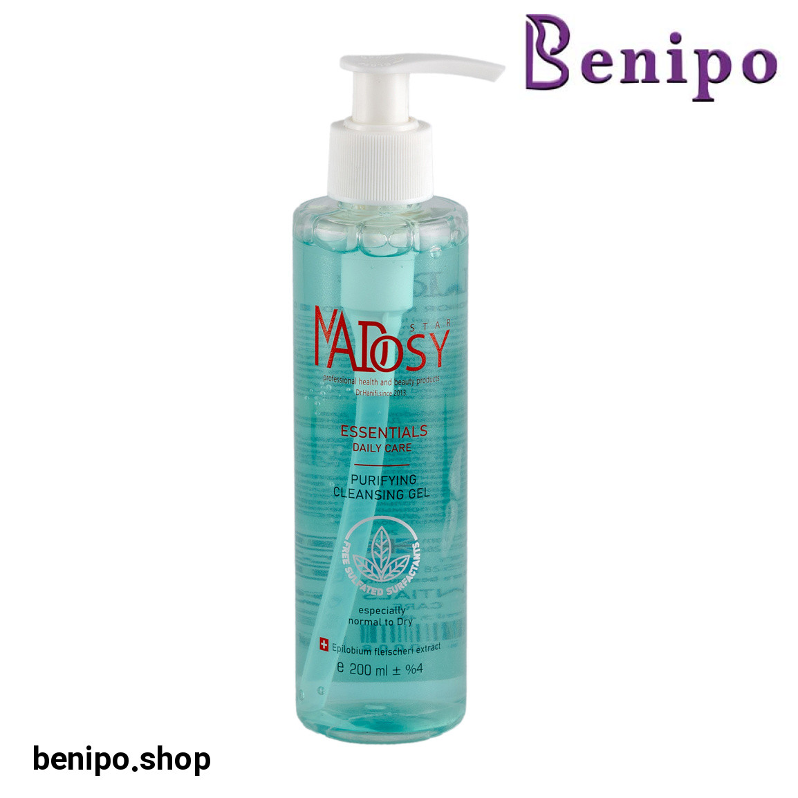 ژل شستشو صورت مناسب پوست خشک حجم 200 میلی لیتر