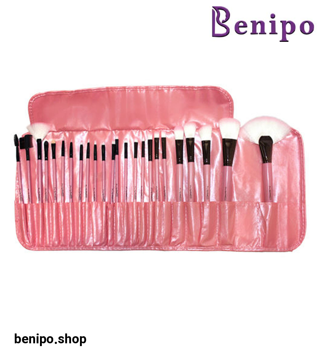 ست حرفه ای براش آرایش بسته 24 عددی