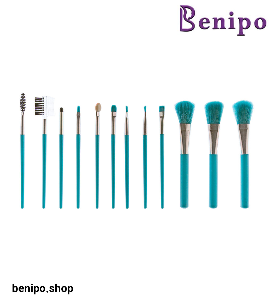 ست براش 12 عددی مدل Hudafashion ارسال با رنگ رندوم