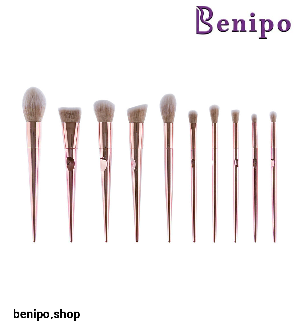 ست براش 10 عددی رزگلد