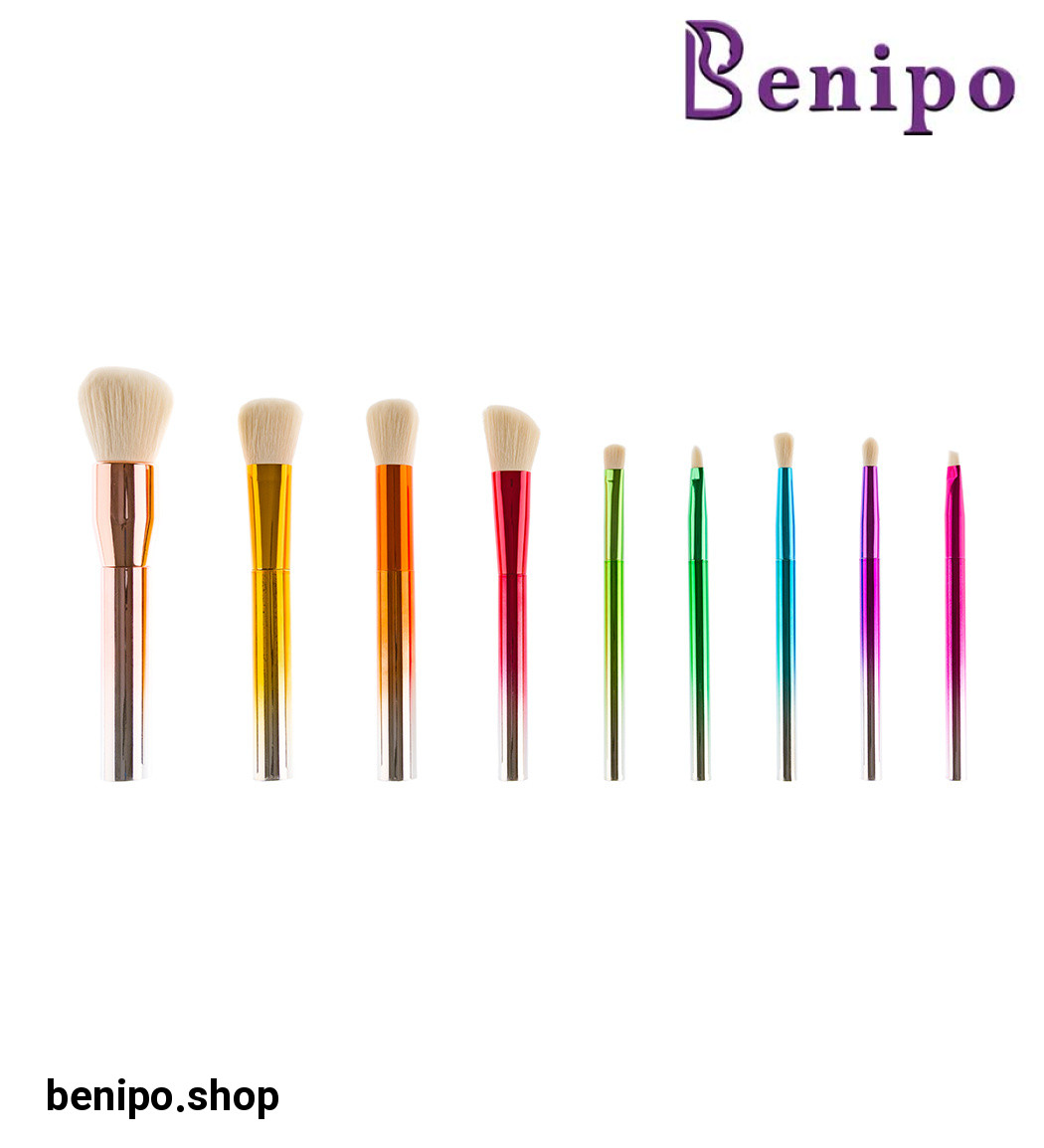 ست براش 9 عددی رزگلد