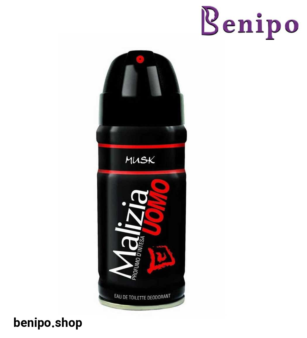 اسپری خوش بو کننده بدن مردانه مدل مشک 150 میلی لیتر