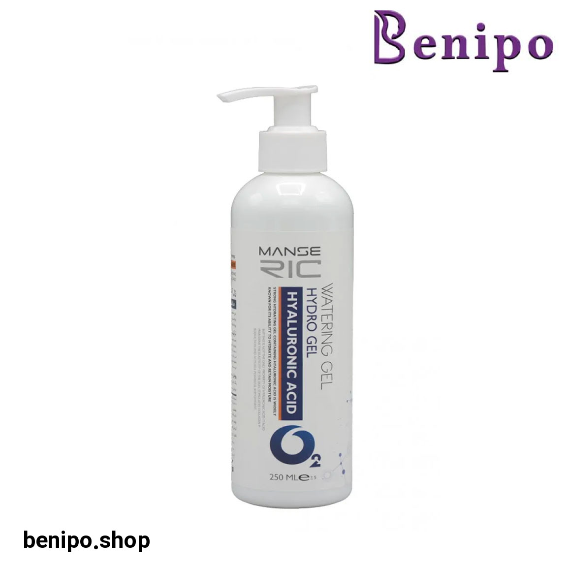 ژل آبرسان قوی مناسب انواع پوست حجم 250 میلی لیتر