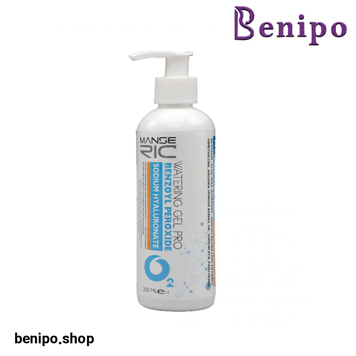 ژل آبرسان مناسب پوست چرب حجم 250 میلی لیتر