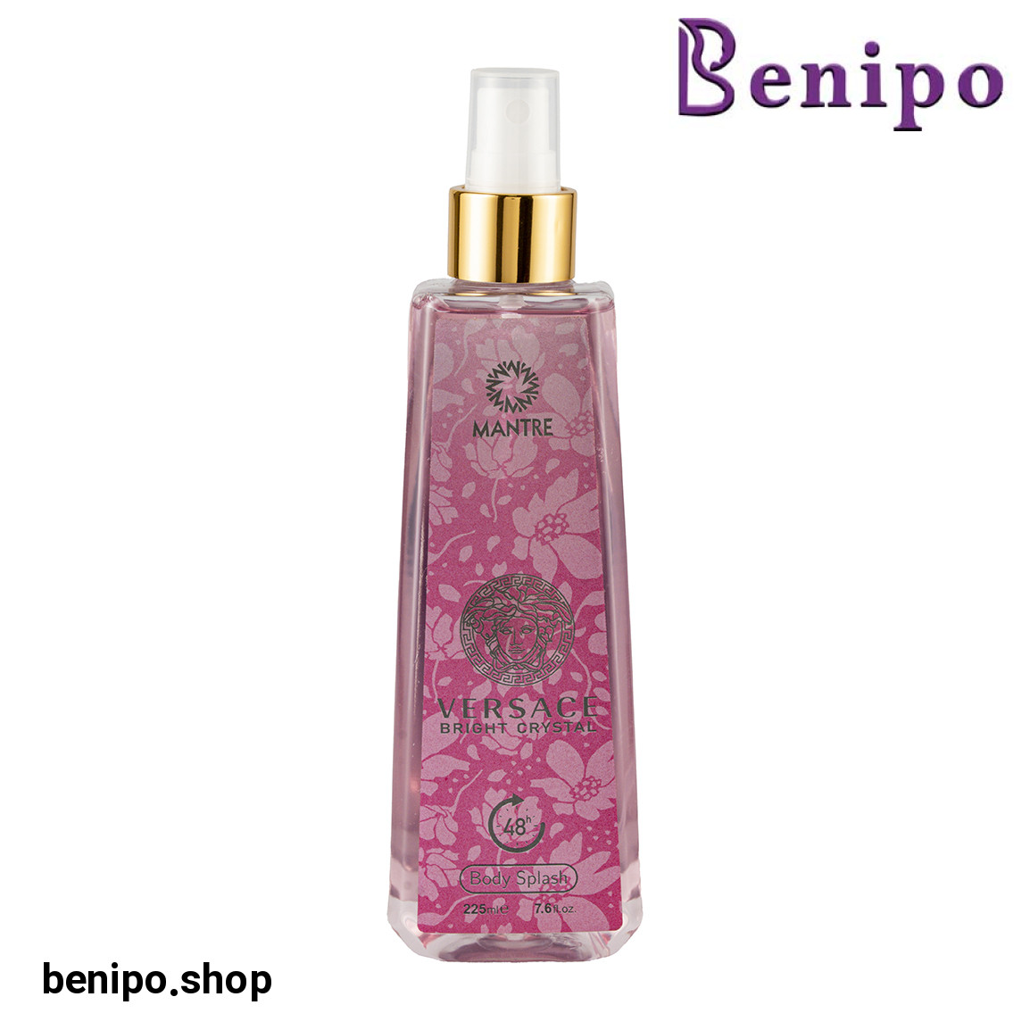 بادی اسپلش زنانه مدل Versace Bright Crystal حجم 225 میلی لیتر