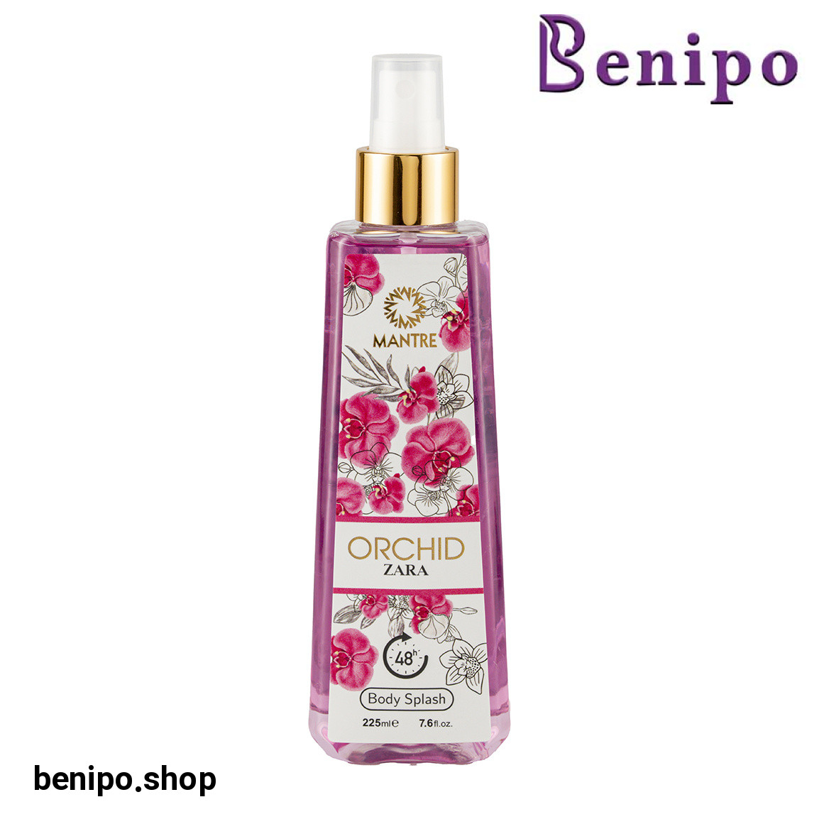 بادی اسپلش زنانه مدل Zara Orchid حجم 225 میلی لیتر