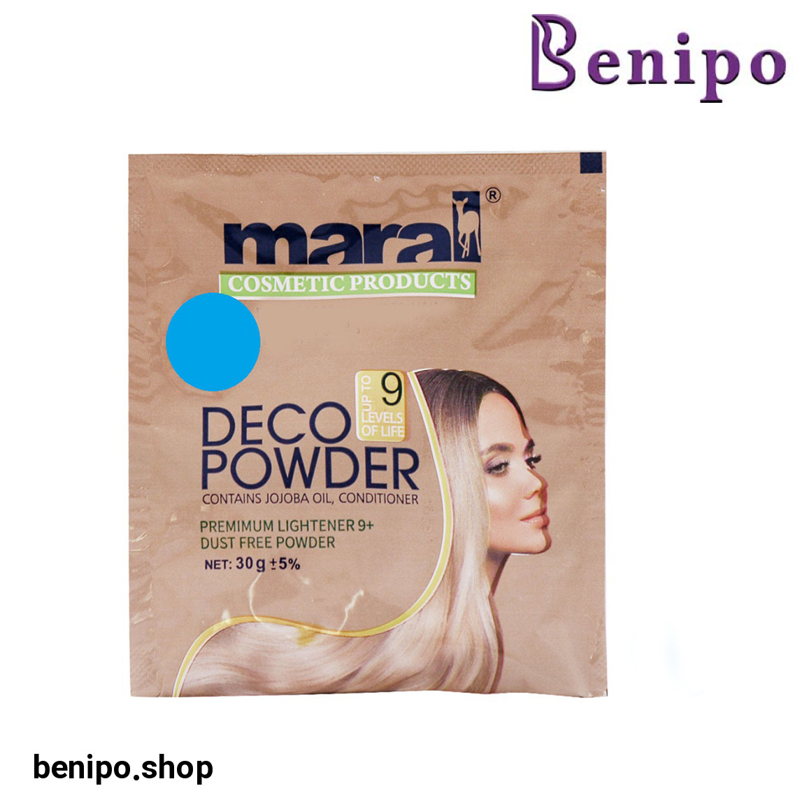 پودر دکلره آبی 30گرم