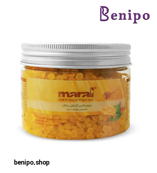 موم وکس گرم عسلی گرانولی کاسه ای مناسب موی نرمال 200 گرمی