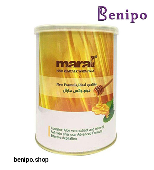 موم وکس گرم عسلی کنسروی مناسب موی نرمال 700 گرمی