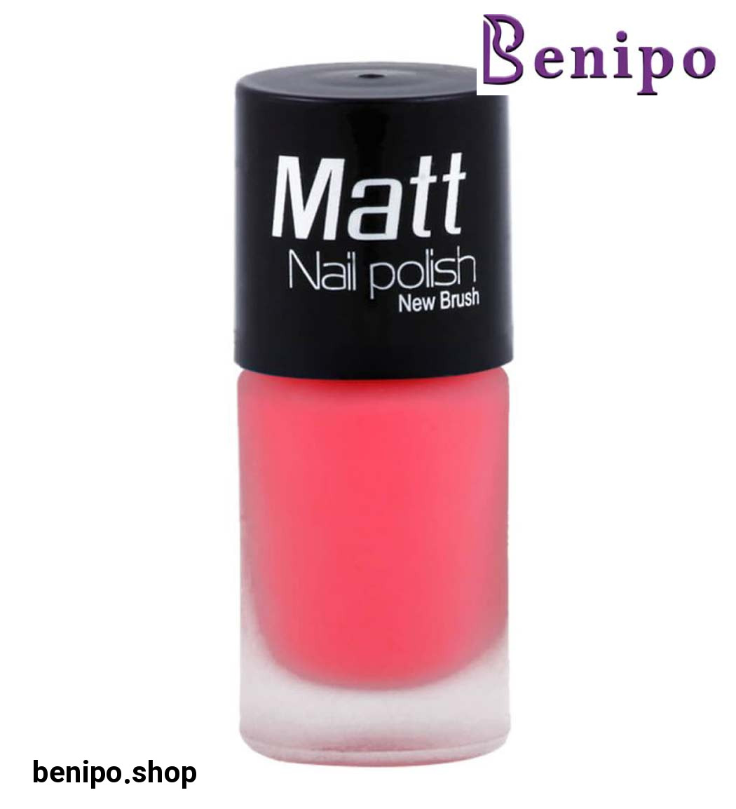 لاک ناخن مات با براش پهن