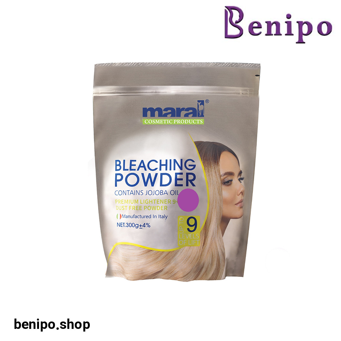 پودر دکلره بنفش 300گرم