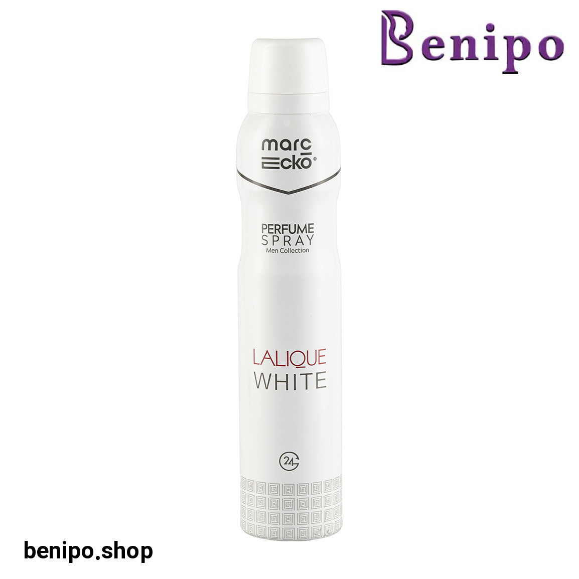 اسپری بدن مردانه مدل Lalique White حجم 200 میلی لیتر