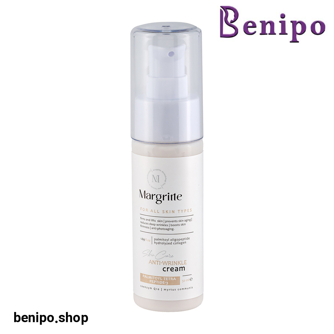 کرم ضد چروک مناسب انواع پوست حجم 50 میلی لیتر