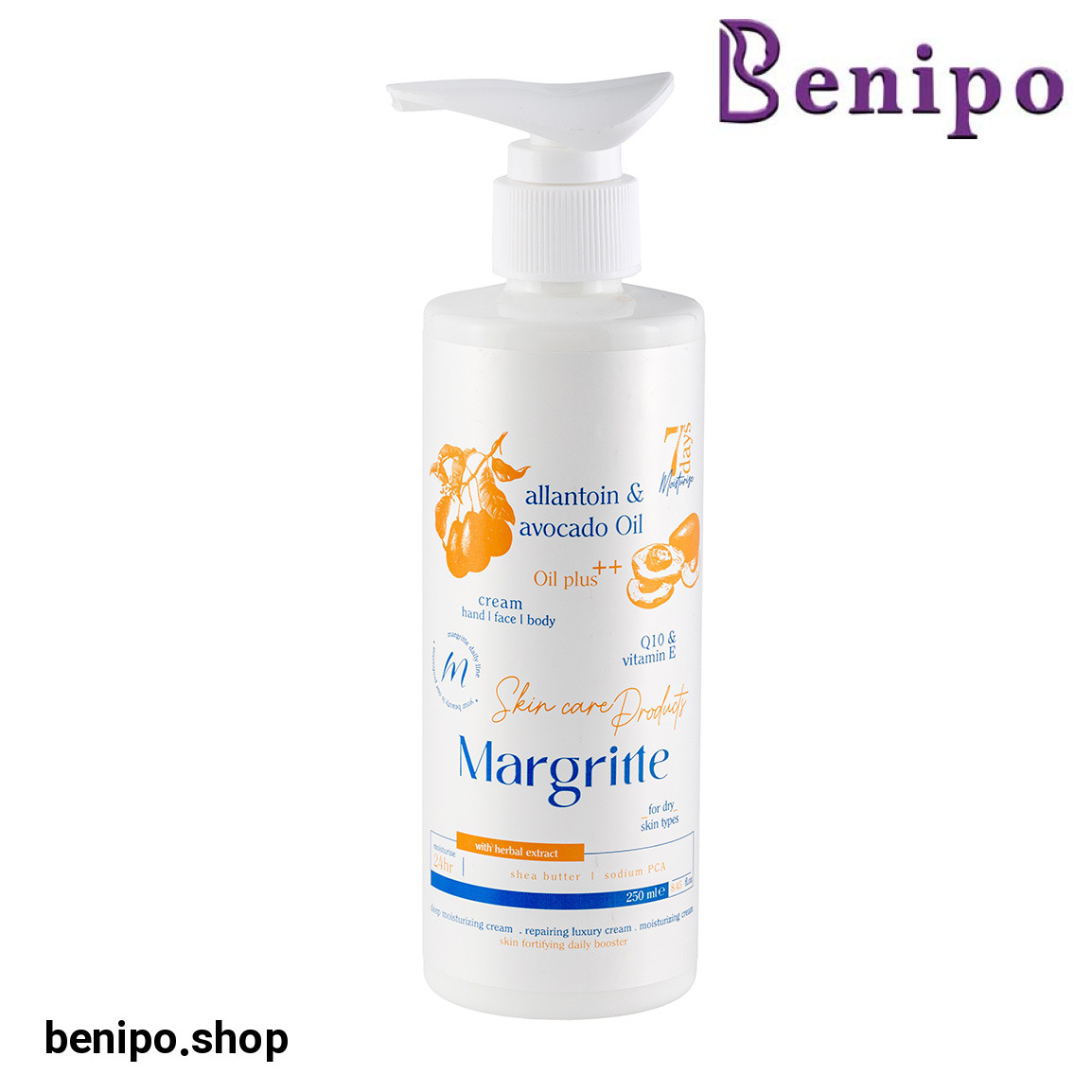 کرم مرطوب کننده و آبرسان مدل آووکادو حجم 250 میلی لیتر