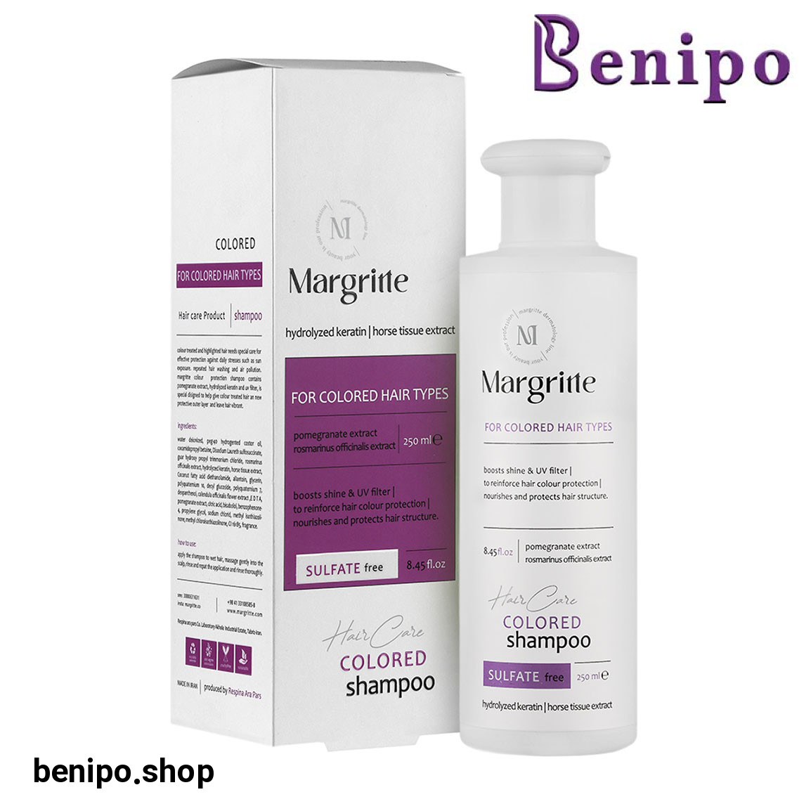 شامپو مناسب مو رنگ شده حجم 250 میلی لیتر