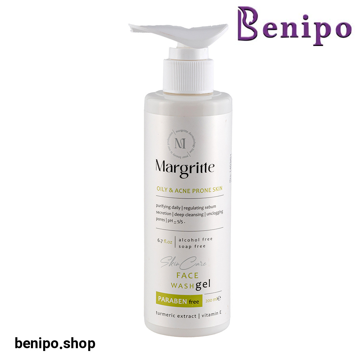 ژل شستشوی صورت مناسب پوست چرب و مستعد آکنه حجم 200 میلی لیتر