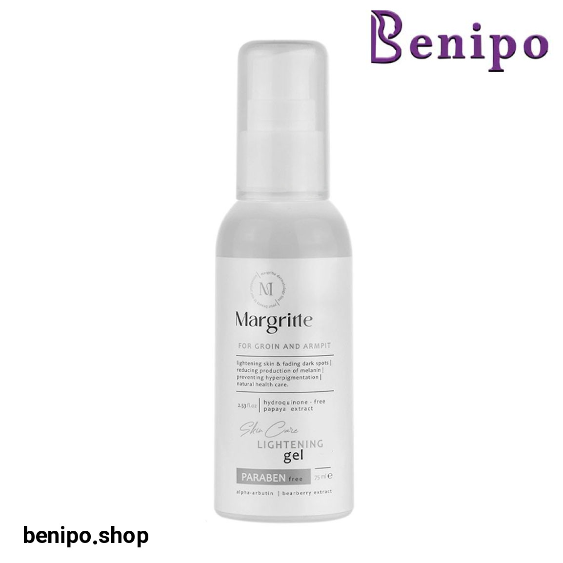 ژل روشن کننده کشاله ران و زیر بغل حجم 75 میلی لیتر