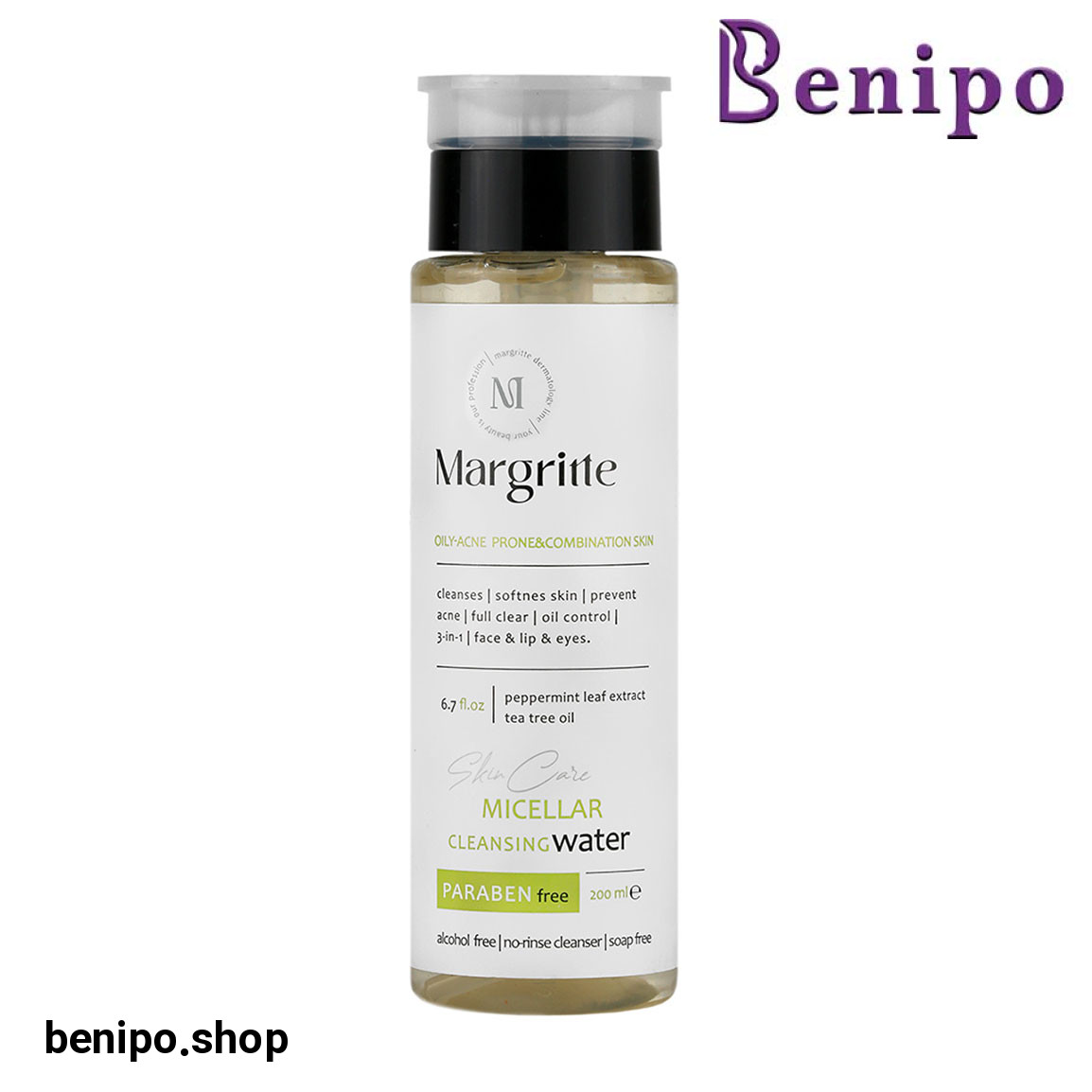 میسلار واتر 3 در 1 مناسب پوست چرب و مختلط حجم 200 میلی لیتر