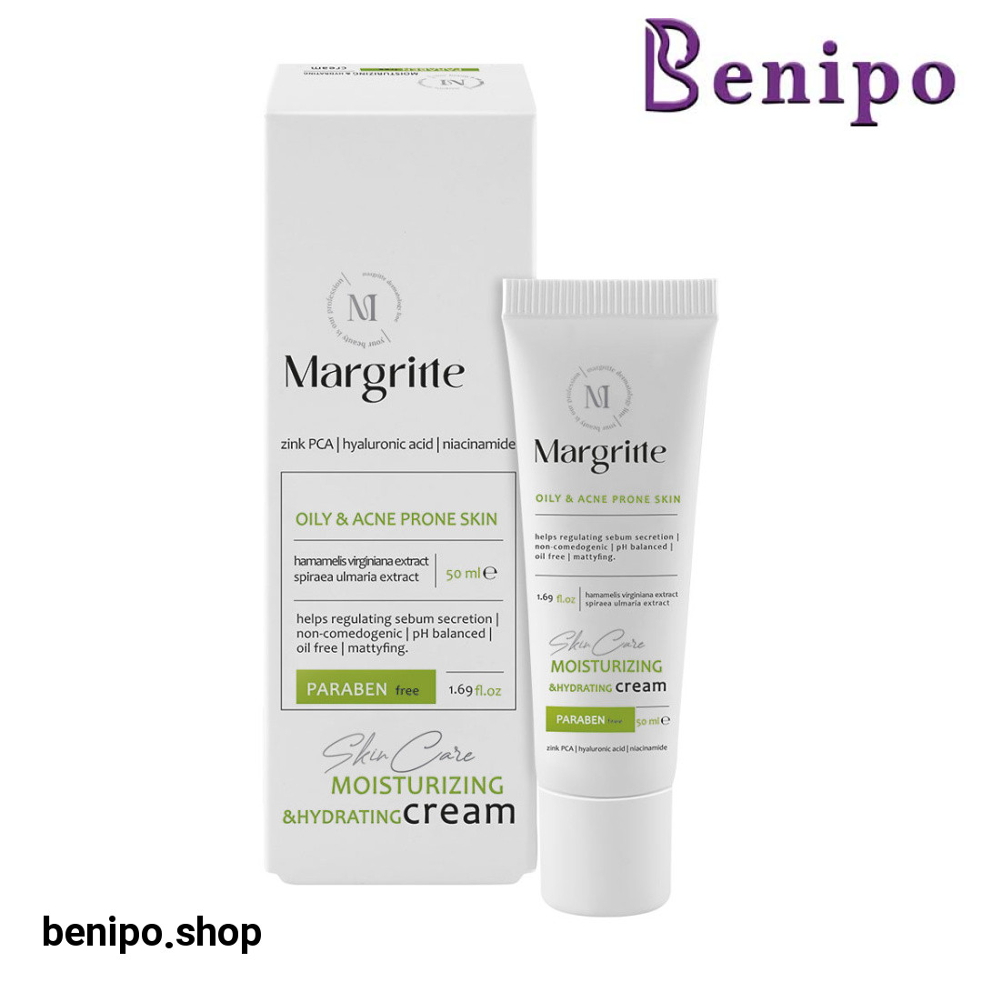 کرم مرطوب کننده و آبرسان قوی مناسب پوست چرب و مستعد آکنه حجم 50 میلی لیتر