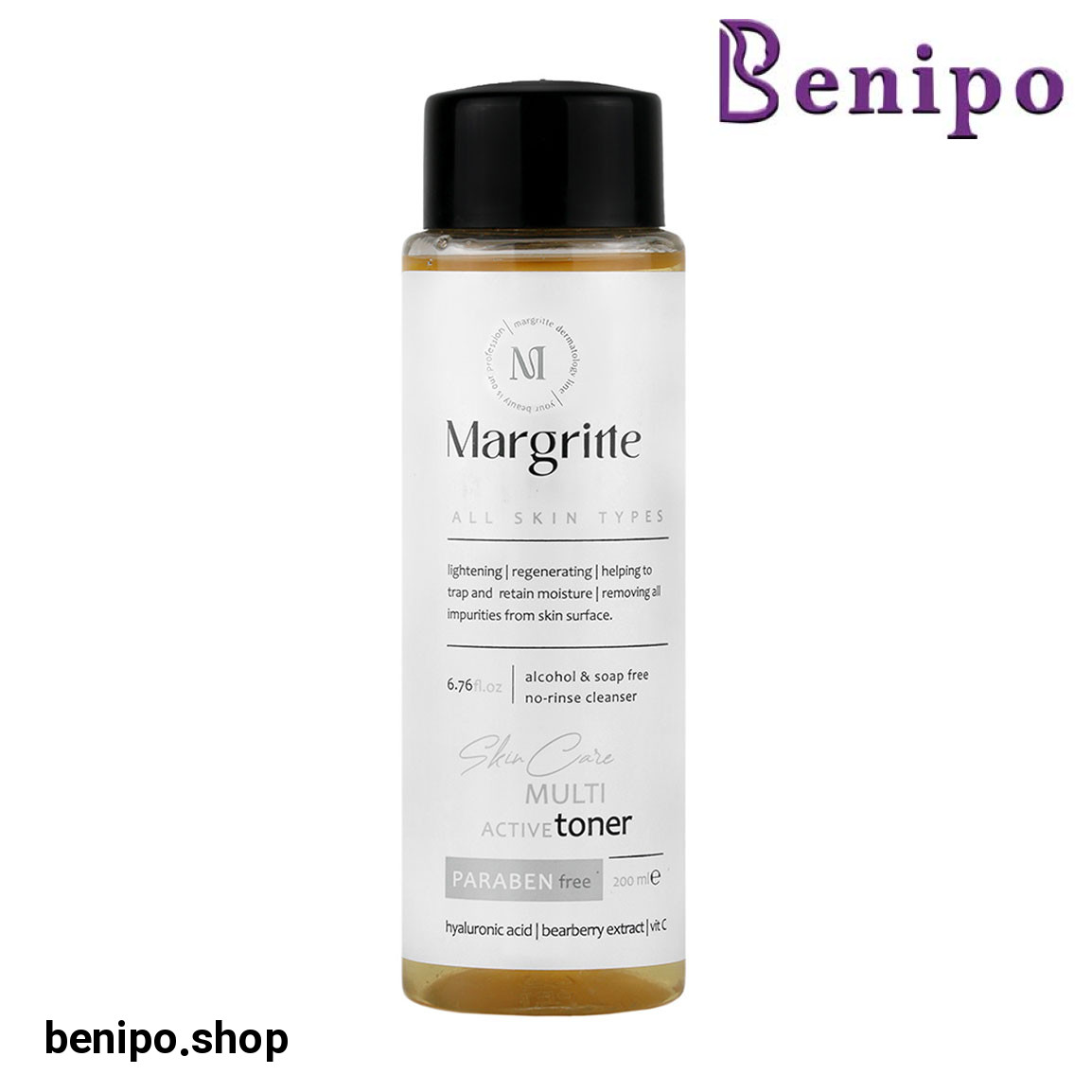 تونر مولتی اکتیو مناسب انواع پوست حجم 200 میلی لیتر