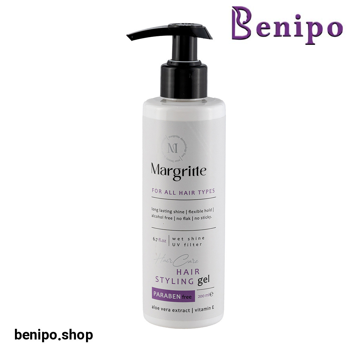 ژل حالت دهنده و براق کننده مو حجم 200 میلی لیتر