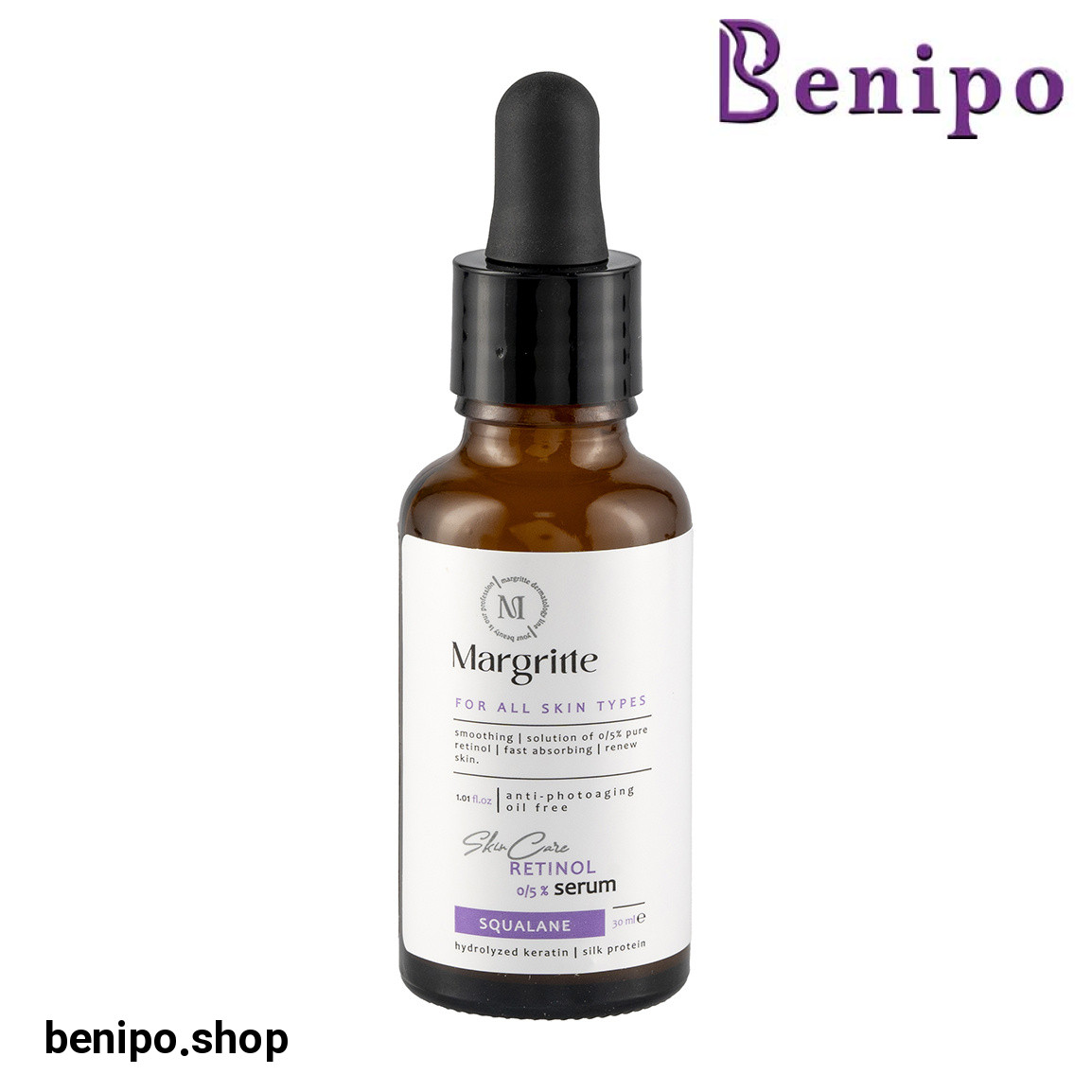 سرم رتینول مناسب انواع پوست حجم 30 میلی لیتر