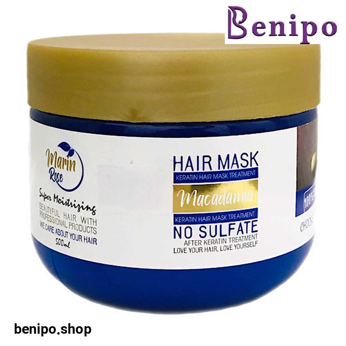 ماسک مو فاقد سولفات مدل Macademia حجم 500 میلی لیتر