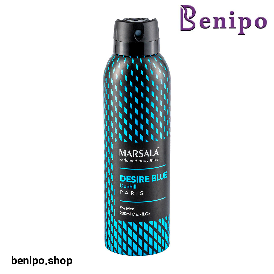 اسپری بدن مردانه مدل Danhil Desire Blue حجم 200 میلی لیتر