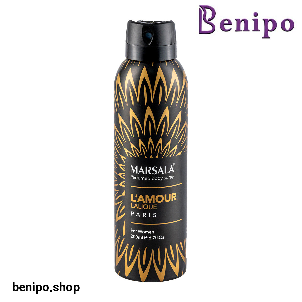اسپری بدن زنانه مدل Lamour حجم 200 میلی لیتر