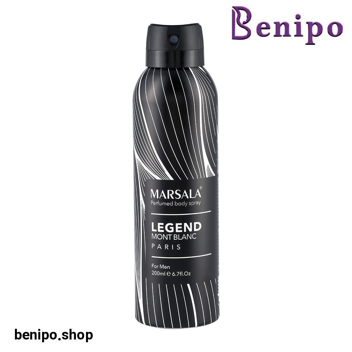 اسپری بدن مردانه مدل Legend Mont Blanc حجم 200 میلی لیتر