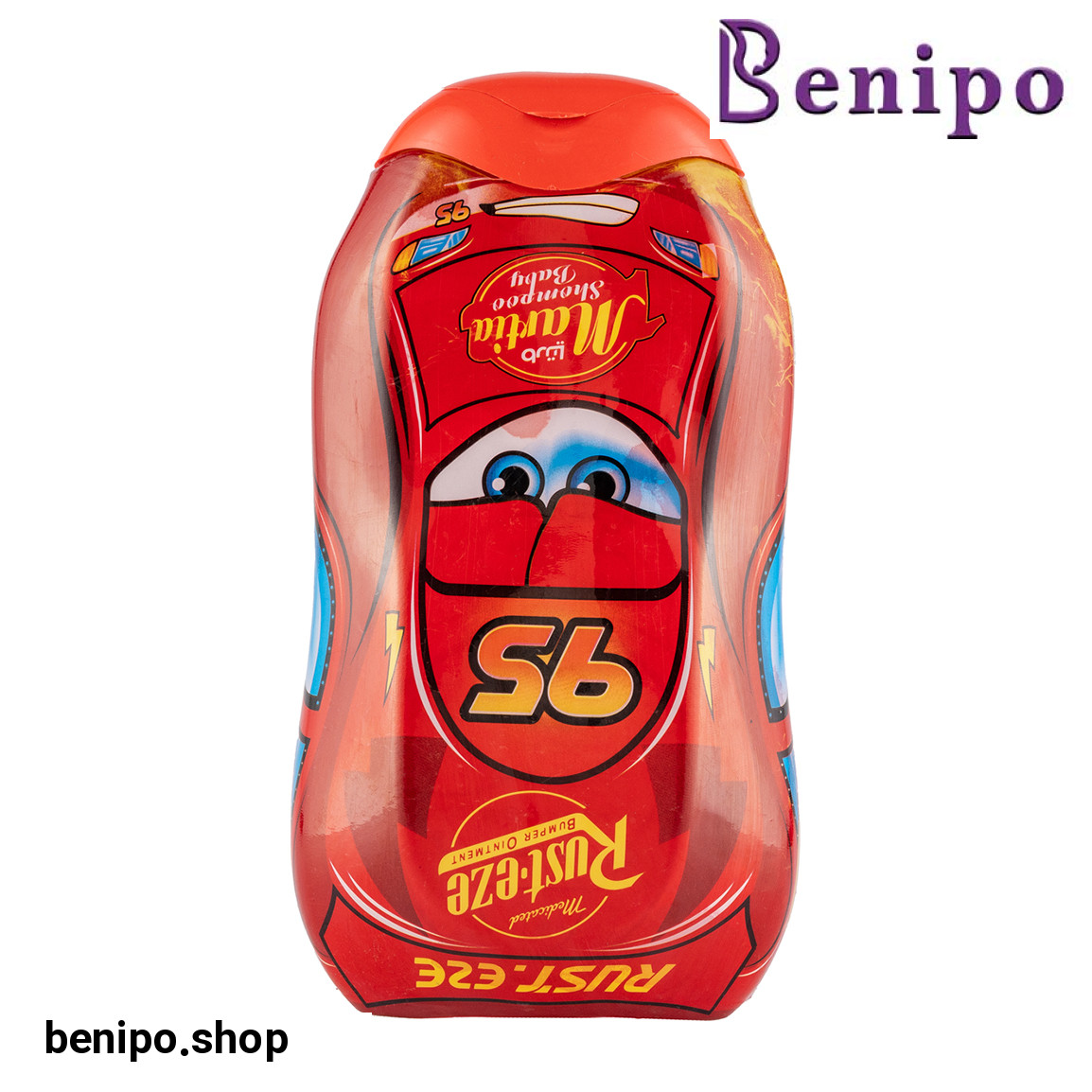 شامپو مو سر کودک مدل ماشین مسابقه حجم 450 میلی لیتر ارسال با رنگ رندوم