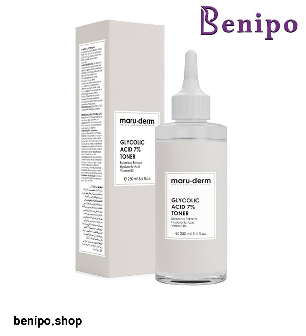 تونر صورت مدل گلیکولیک اسید 7%حجم 250 میلی لیتر