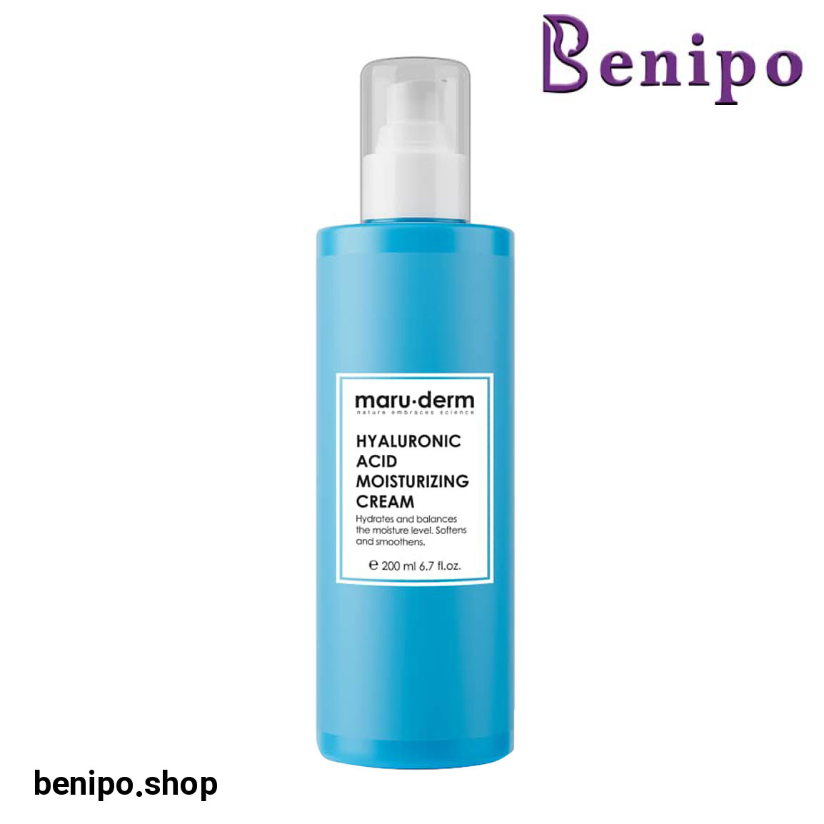 کرم مرطوب کننده مدل هیالورونیک اسید حجم 200 میلی لیتر