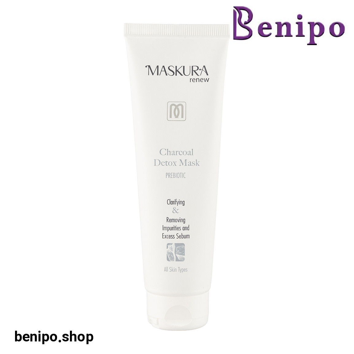 ماسک خاک رس ذغالی حجم 100 میلی لیتر