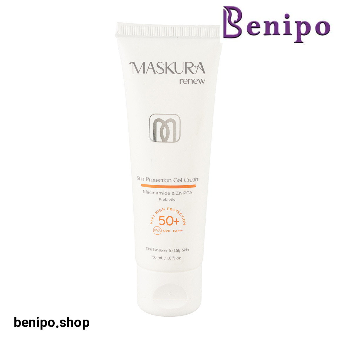 ژل کرم ضدآفتاب با SPF50 مناسب پوست چرب حجم 50 میلی لیتر