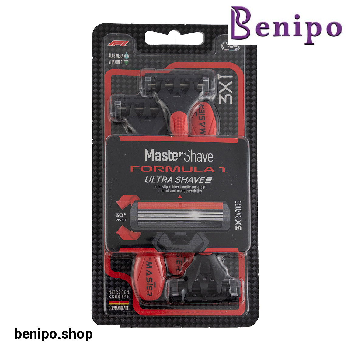 خودتراش 3 لبه مدل Formula 1 بسته 3 عددی