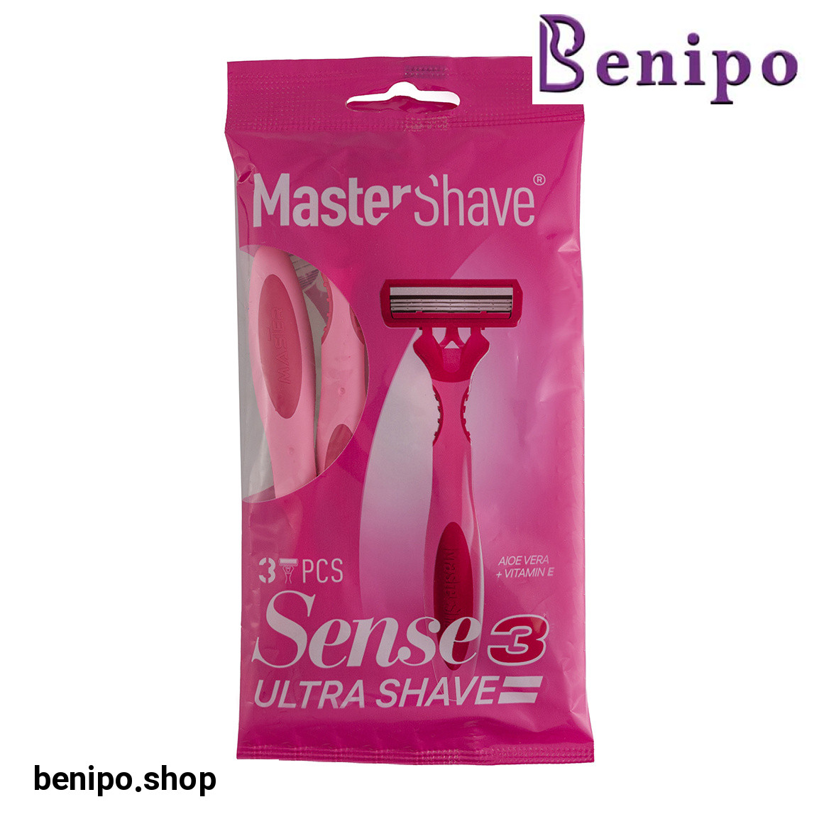 خودتراش زنانه 3 لبه مدل Sense 3 بسته 3 عددی