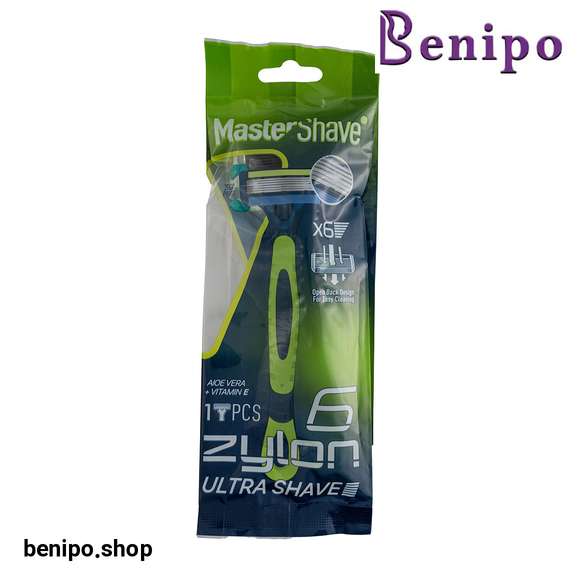 خودتراش مردانه 6 لبه مدل Zylon 6 بسته 1 عددی