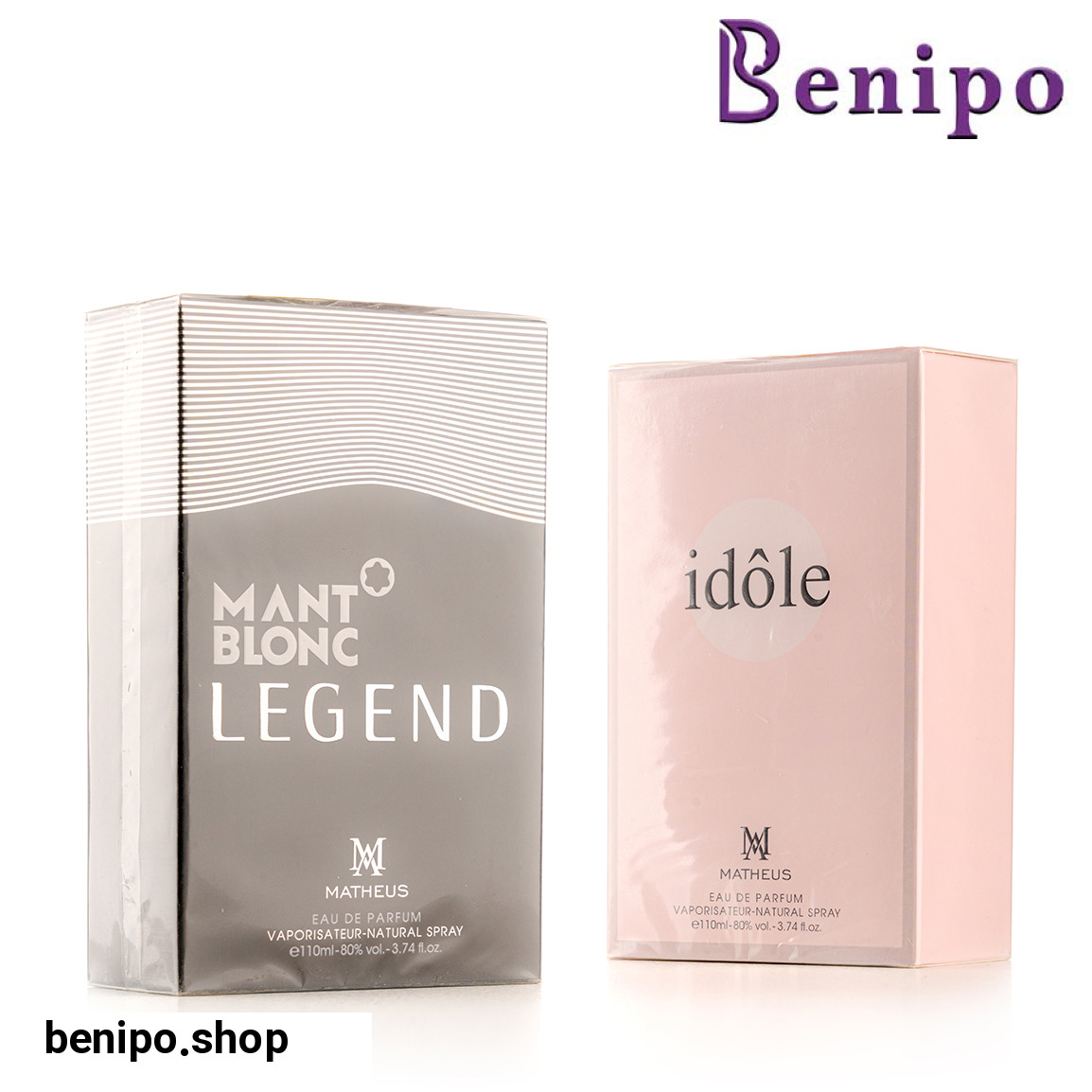 ست ادو پرفیوم زنانه و مردانه مدل Idole و Legend حجم 110 میلی لیتر مجموعه 2 عددی