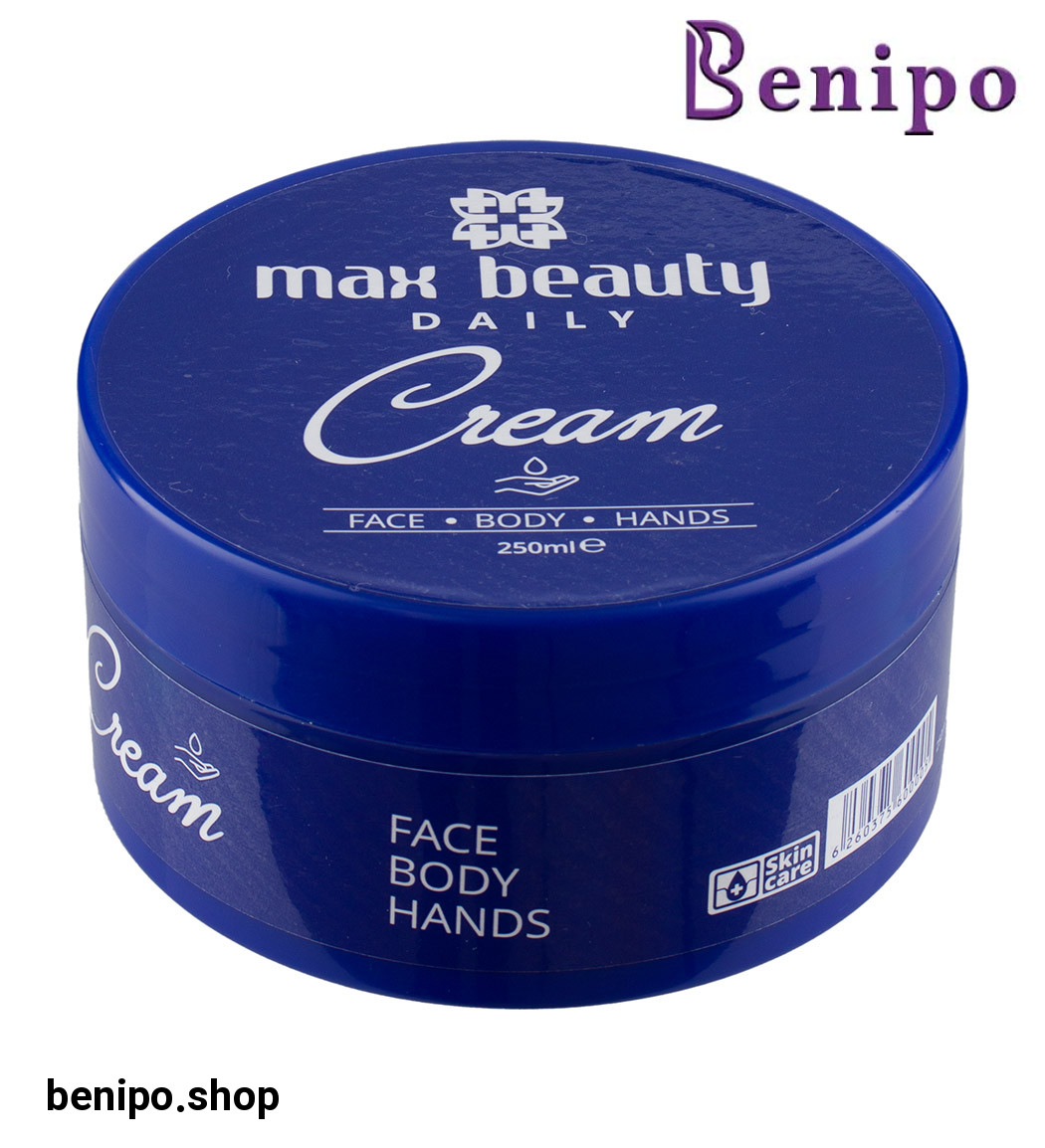 کرم روزانه دست و صورت و بدن کاسه ای 250میل