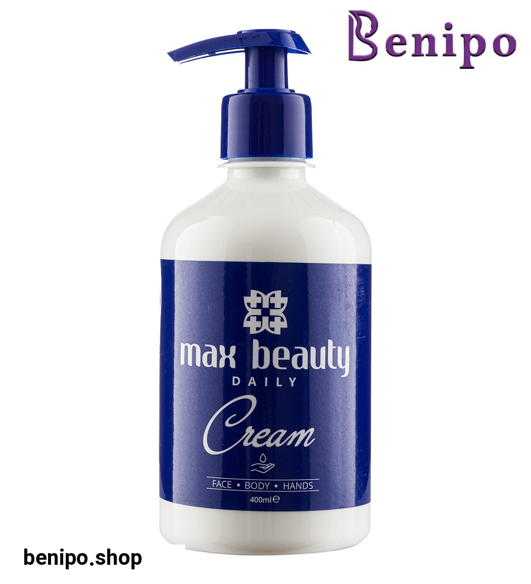 کرم روزانه دست و صورت و بدن پمپی 400میل