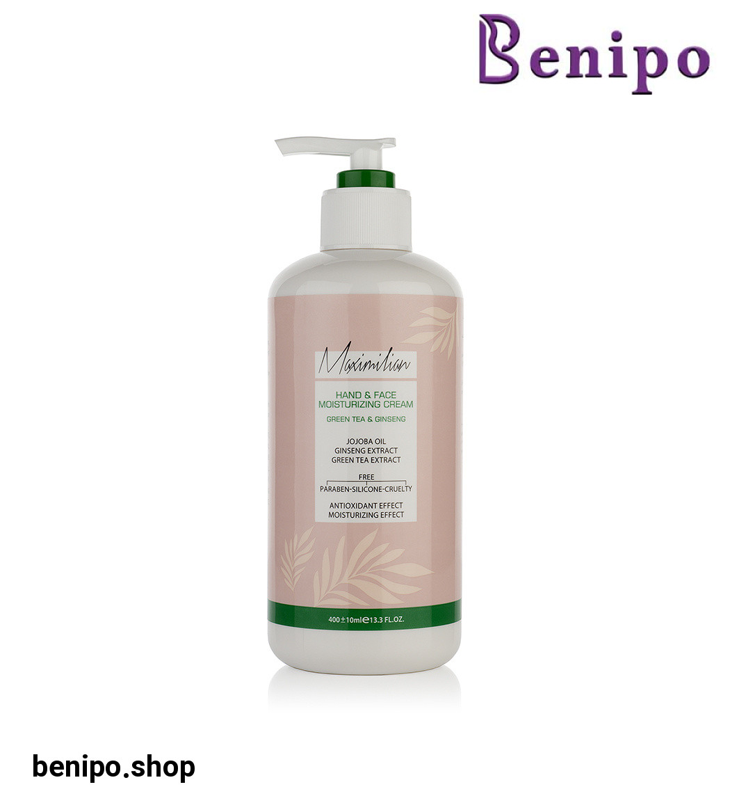 کرم مرطوب کننده مدل چای سبز و جنسینگ حجم 400 میلی لیتر