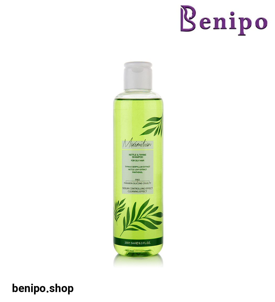 شامپو حاوی عصاره گزنه و آویشن حجم 250 میلی لیتر